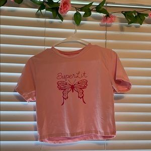 Brand new crop top!! 🤍🤍🦋